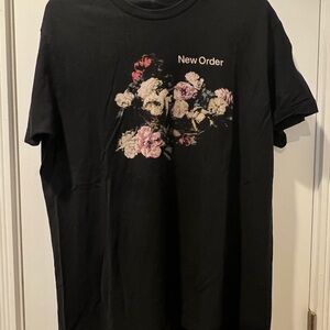 New Order Black Graphic T-Shirt